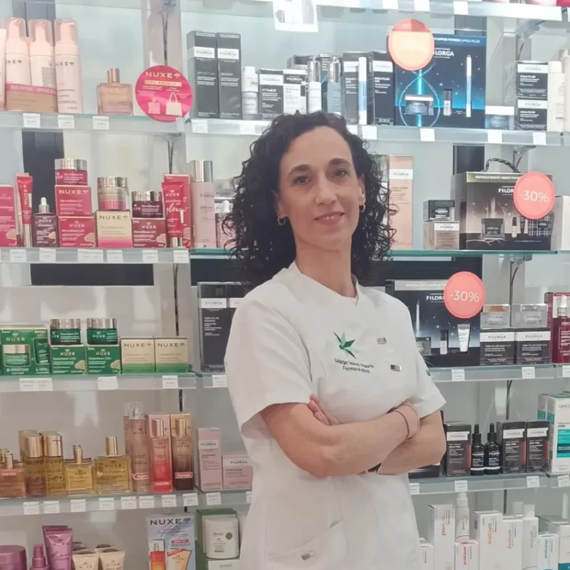 Integrante del equipo de Farmacia del Pilar